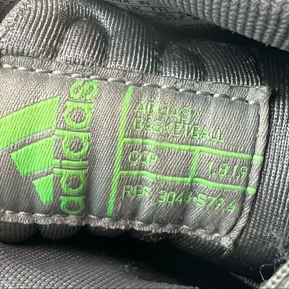 Mens Adidas Explosive Bounce Basketball Grey Lime Green Shoes 6 - Picture 12 of 13